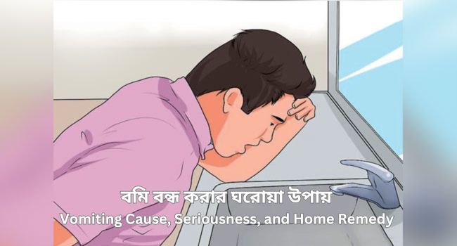 বমি বন্ধ করার ঘরোয়া উপায় Vomiting Home Remedy in Bengali