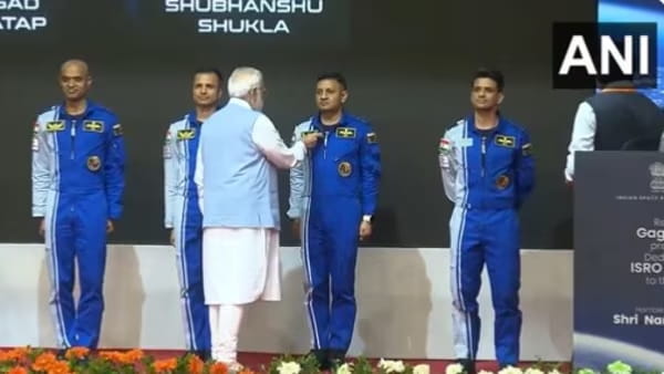 Gaganyaan Mission PM Modi announces names of four astronauts