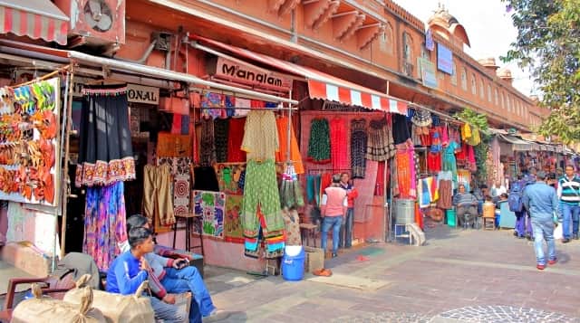 Pink City Bazaars in Jaipur